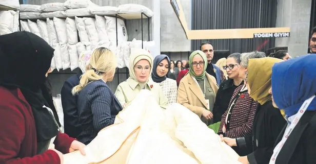 Emine Erdoğan dönüşüm pazarında: Bir alışveriş binlerce yüreğe nefes olacak