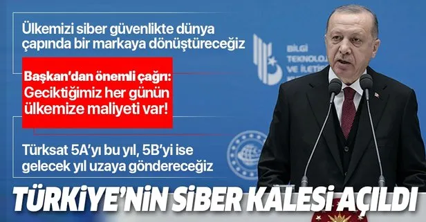 Son dakika: Başkan Erdoğan'dan USOM açılışında önemli açıklamalar
