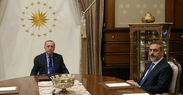 Başkan Erdoğan, MİT Başkanı Fidan’ı kabul etti