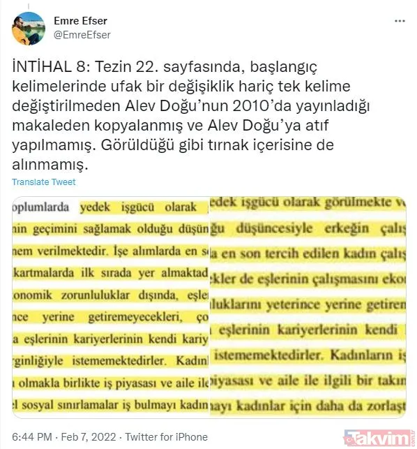 CHP'li İBB Başkanı Ekrem İmamoğlu'nun eşi Dilek İmamoğlu'nun tezinde sayfalarca intihal çıktı - 12