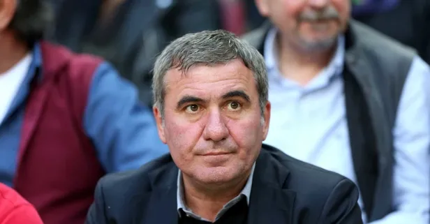 Gheorghe Hagi Galatasaray - Union SG maçı için tribünde