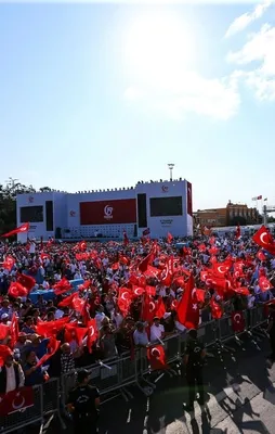 Milyonlar 15 Temmuz Şehitler Köprüsü'nde