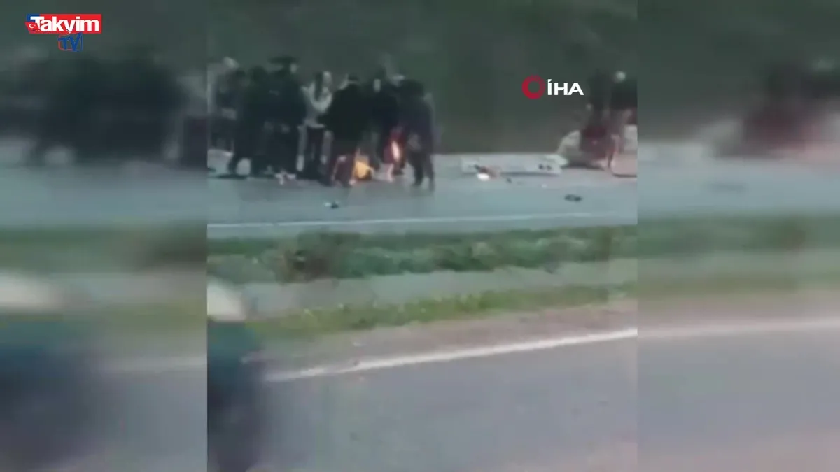 Gönen'de kaza: 4'ü ağır, 25 yaralı!