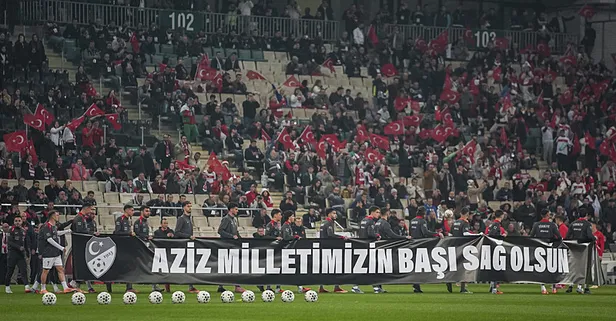 Türkiye - Bulgaristan maçında 20 şehidimiz unutulmadı