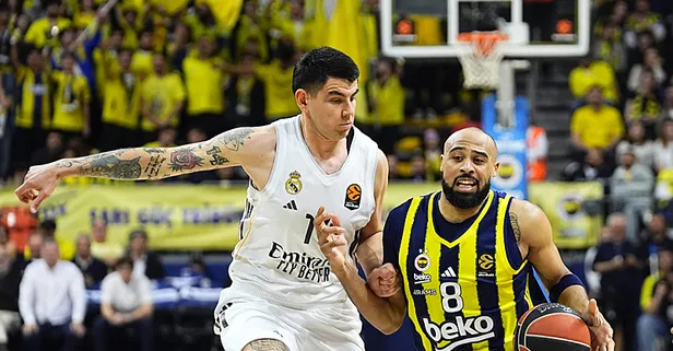 Fenerbahçe'den üst üste 5. yenilgi! Kanarya Real Madrid'e 74-69 yenildi