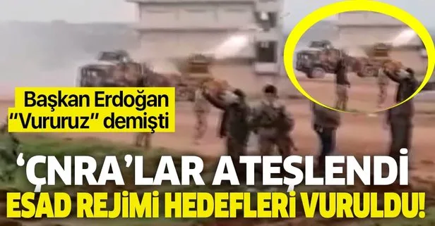 ÇNRA'lar ateşlendi! TSK Halep'te Esad rejimi hedeflerini vurdu