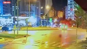 Ankara’da korkunç kaza kamerada: 1 ölü
