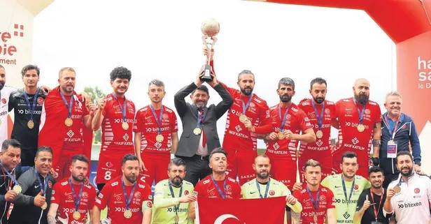 Ampute Milli Futbol Takımı üst üste üçüncü kez Avrupa şampiyonu