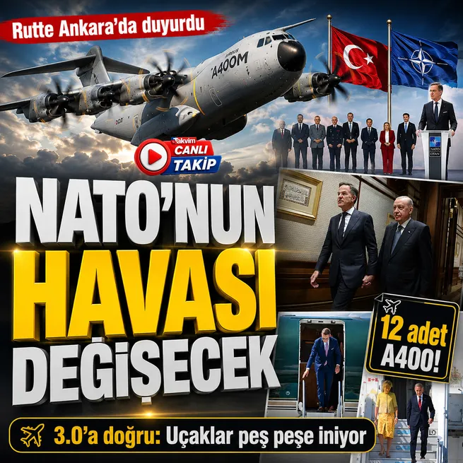 Ankarada tarihi NATO zirvesi! Rutte duyurdu: Müttefikler 12 adet A400 alacak | Uçaklar peş peşe iniyor