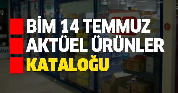 BİM 14 Temmuz aktüel kataloğunda çeşitli indirimler!