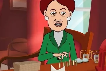 İYİ Parti Genel Başkanı Meral Akşener'e 'Kırmızı Oda' animasyonu! Akşener’in siyasi vizyonu böyle tiye alındı