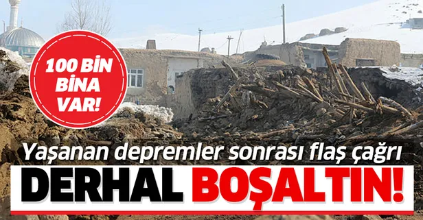 Jeoloji Mühendisleri Odası'ndan korkutan çağrı: 100 bin binayı derhal boşaltın!
