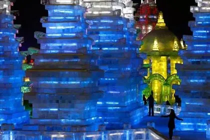 Çin’de buz festivali...