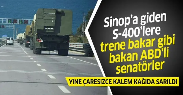 S-400’lerin test için Sinop’a gitmesi ABD’li senatörleri çıldırttı, Pompeo’ya mektup yazdılar