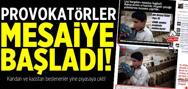 Provokasyon sezonu açıldı!