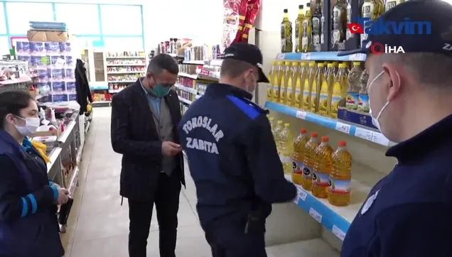Mersin'de stok yağ ve fahiş fiyat denetimi