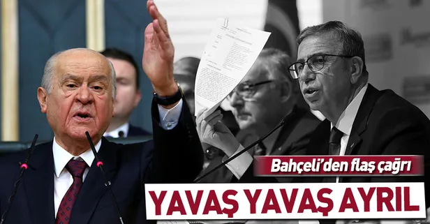 Bahçeli'den Mansur Yavaş'a "Adaylıktan çekil" çağrısı
