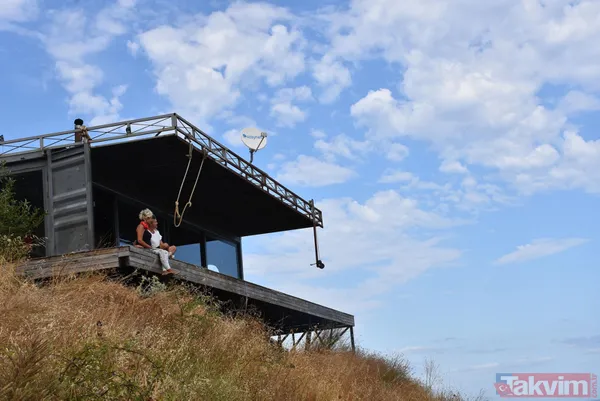 Koronavirüs yüzünden İstanbul'u terk ettiler! Ganos Dağı'na yerleşen çift tüm ihtiyaçlarını doğadan karşılıyor - 1