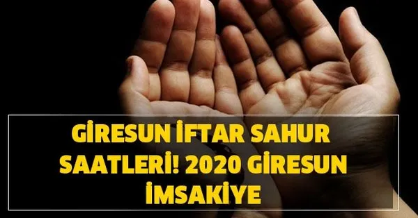 Giresun Ilk Sahur Ve Iftar Saat Kacta 2020 Giresun Imsakiye Giresun Iftar Vakti Ve Sahur Saatleri Takvim