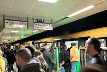 İstanbul’da metro arızası!