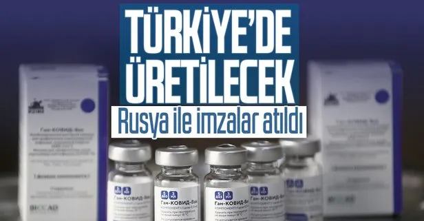 Sputnik- V aşısı için imzalar atıldı