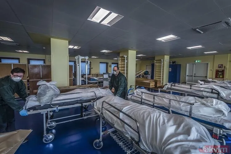 İtalya'da korona salgınından en çok darbe alan Bergamo'daki hastane ilk kez görüntülendi