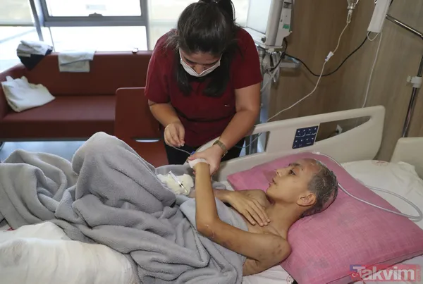 Ankara'da sokak köpeklerinin saldırısının ardından 9 ameliyat geçiren Enes Koca, yeniden yürümeye hazırlanıyor - 13