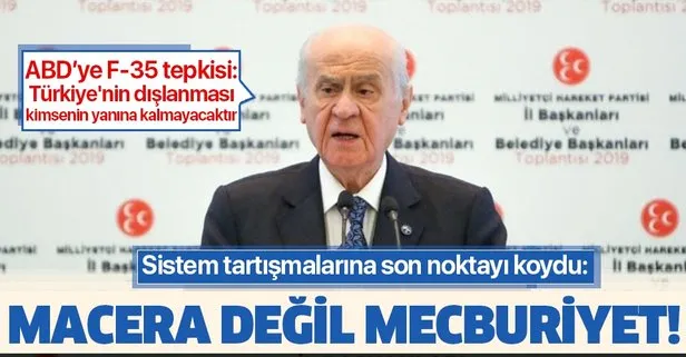 Son dakika: MHP lideri Devlet Bahçeli’den flaş Cumhurbaşkanlığı Hükümet Sistemi açıklaması