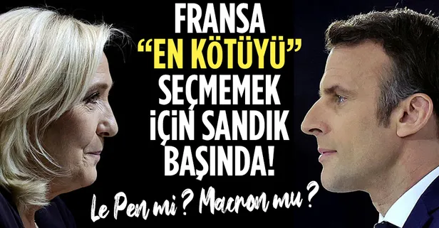 Fransa'da milyonlar sandık başında! Macron mu kazanacak Le Pen mi? Fransızlardan dikkat çeken yorum