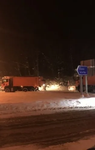 Bolu Dağı'nda kar yağışı etkisini arttırdı