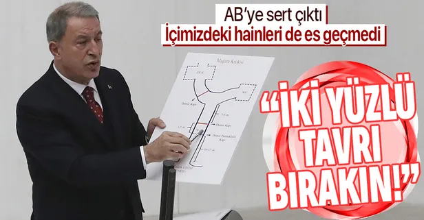 Milli Savunma Bakanı Hulusi Akar'dan flaş Gara açıklaması: İçimizdeki ve dışarıdaki bazı gafil ve hainler...
