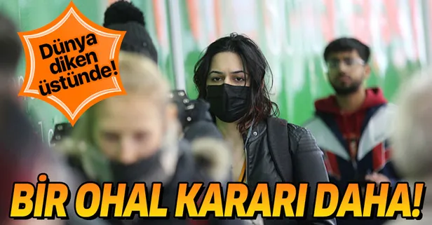 Son dakika: Dünya koronavirüs alarmında! ABD'den bir OHAL kararı daha!