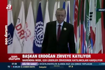 Başkan Erdoğan G20 Zirvesi'nde! İşte ele alınacak konular
