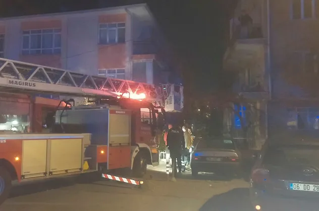 Ankara'da korkutan yangın