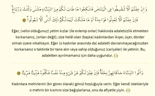 Nisa Suresi 34. Ayet - Nisâ Suresi Anlamı, Tefsiri, Türkçe ve Arapça Okunuşu-7