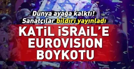 Eurovision'u boykota 140 sanatçıdan destek