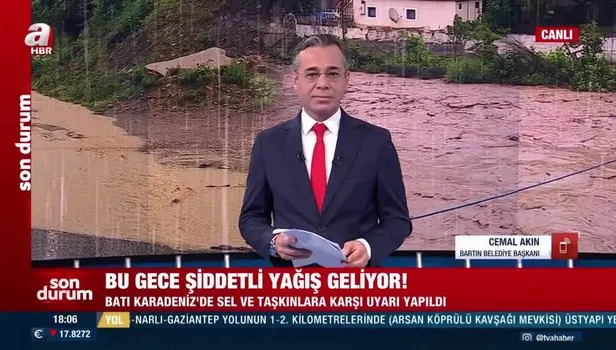 Bartın'ı 60 ev ve işyerini su bastı! Başkan Cemal Akın son durumu A Haber'e anlattı