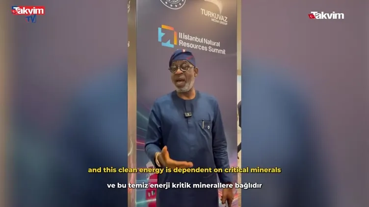 Nijeryalı Bakan Henry Alake İNRES 2026’da Takvim’e konuştu: Türkiye’ye ihtiyacımız var