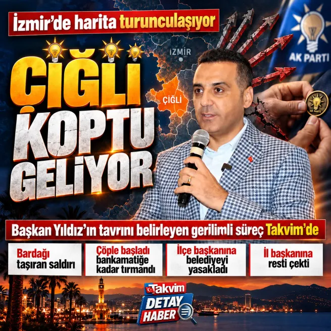 Çiğli Belediye Başkanı Yıldız AK Parti yolunda... Bardağı taşıran saldırı! İzmir’de harita turunculaşıyor