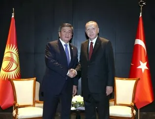 Başkan Erdoğan, Ceenbekov ile görüştü