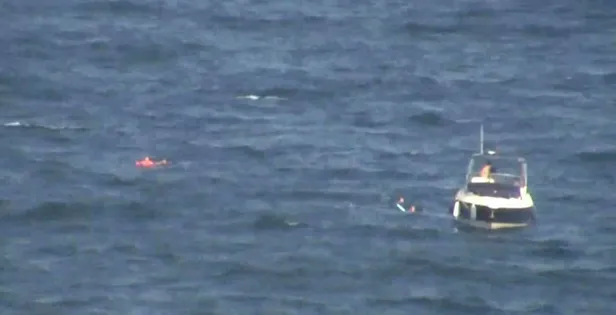 Alabora olan tekneden denize düşen 4 kişi kurtarıldı-1