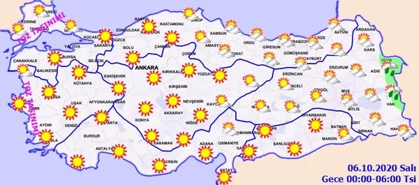 Meteoroloji özellikle uyardı! Hava kalitesi düşecek! 6 Ekim HAVA DURUMU-2