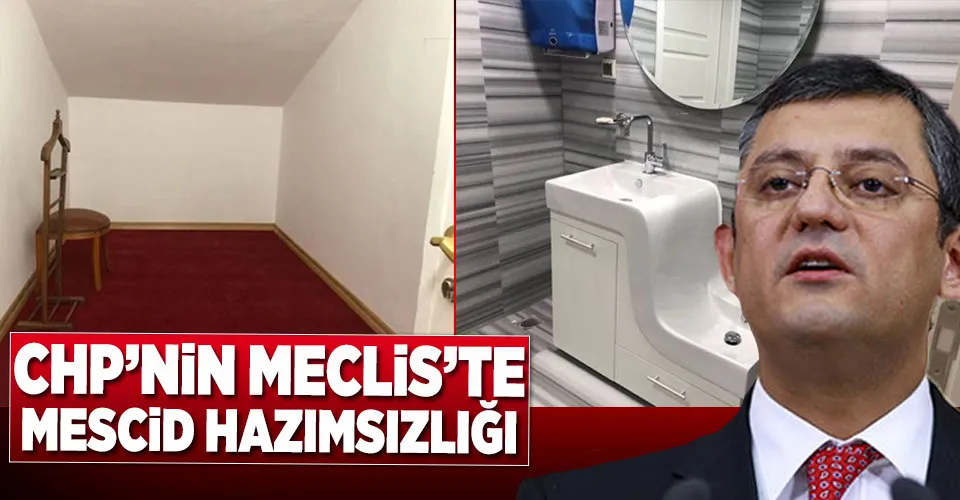 CHP'nin Meclis'e yapılan mescide itirazı var