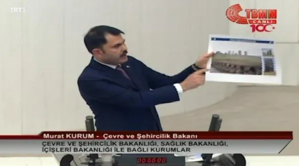 Çevre ve Şehircilik Bakanı Murat Kurum'dan HDP'lilere soğuk duş! Meclis'te alkışlar durmadı-1
