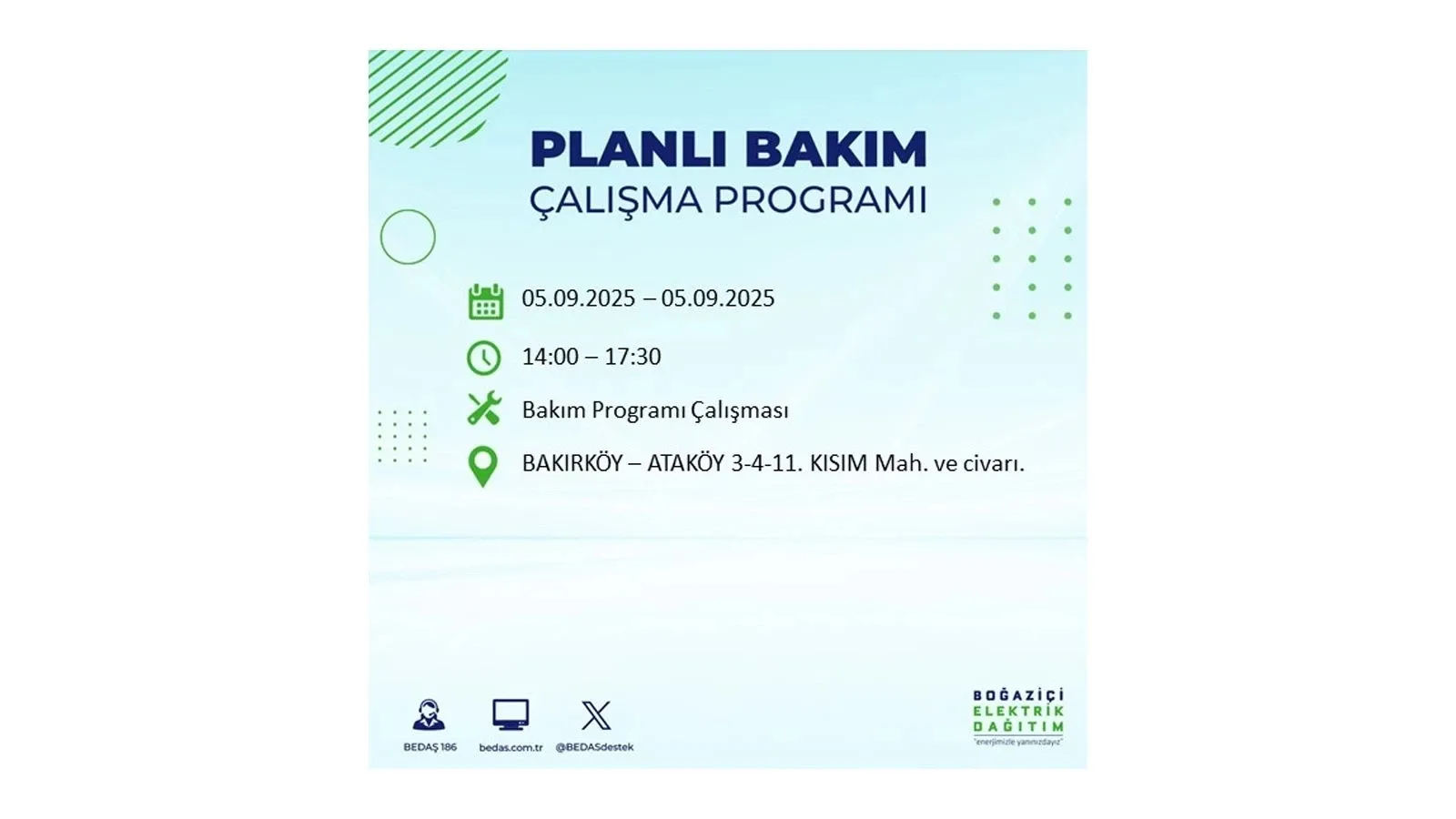 17 ilçede elektrik kesintisi | İstanbul'da elektrikler ne zaman gelecek? Mahalle mahalle KESİNTİ LİSTESİ - 30