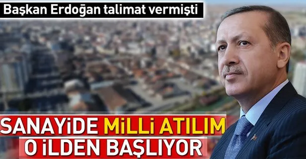 Sanayide milli atılım Sivas’tan başlıyor