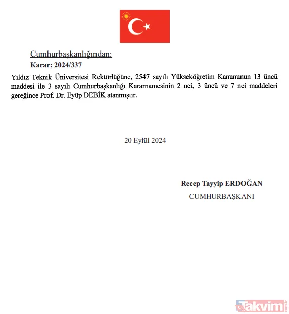 Resmi Gazete'de yayımlanan karara göre 6 üniversiteye yeni rektör atandı | İşte o isimler... - 8