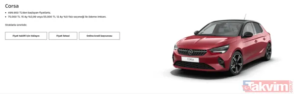 499.900 Tl'den Başlayan Fiyatlarla. 75.000 Tl 15 Ay %0,99 Veya 55.000 Tl 12 Ay %0 Faiz Seçeneği İle Ödeme İmkanı.