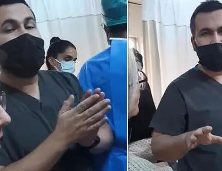 Doktor ve hastanın ’maske’ tartışması kamerada!