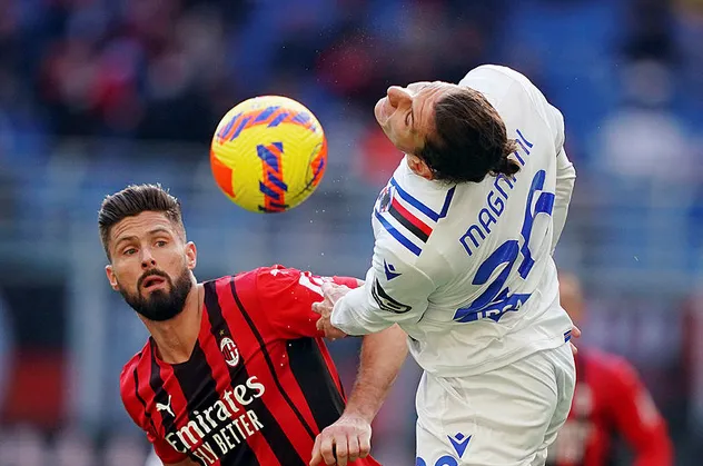 Milan, Sampdoria'yı tek geçti! Inter'i solladı